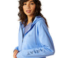 Ariat Provence Hoodie Blue Breeze Full Zip Hoodie