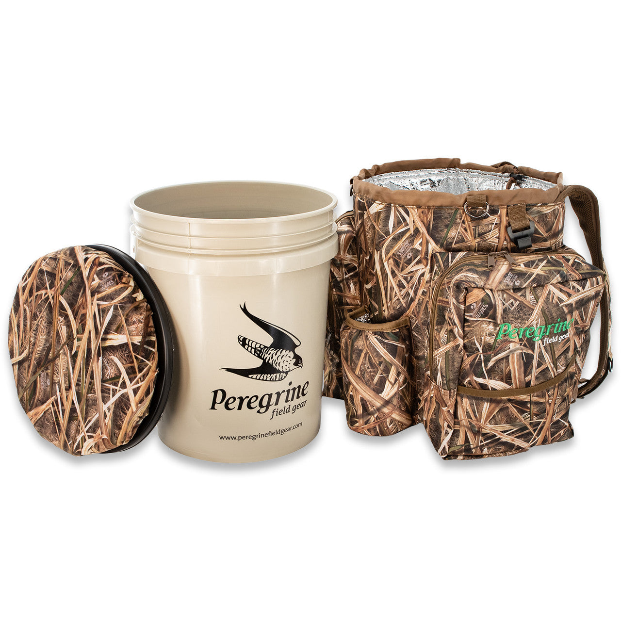 Insulated Venture Bucket Pack in Shadow Grass Blades