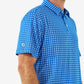 Burlebo Texas Performance Polo in Blue & White