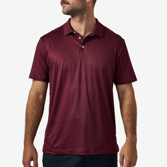 Burlebo Performance Polo Maroon Vintage Helmets
