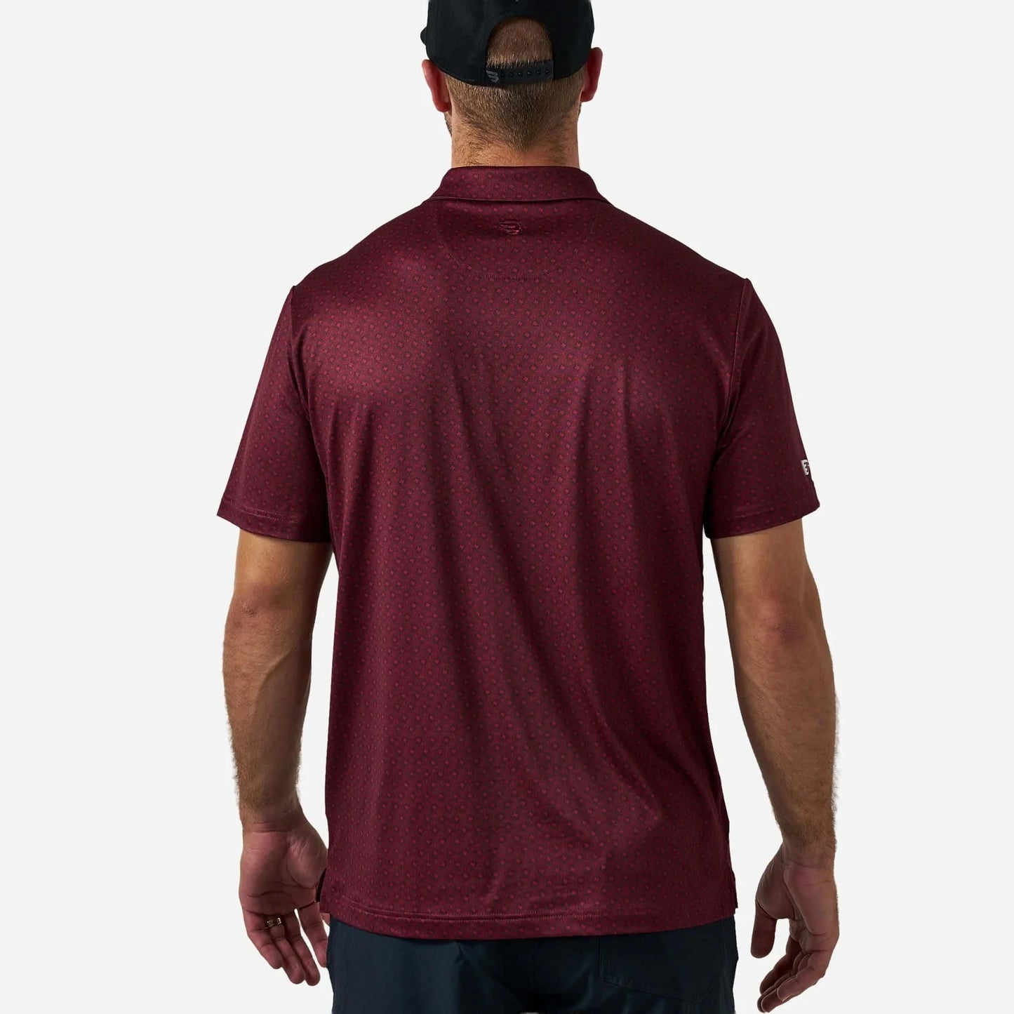 Burlebo Performance Polo Maroon Vintage Helmets