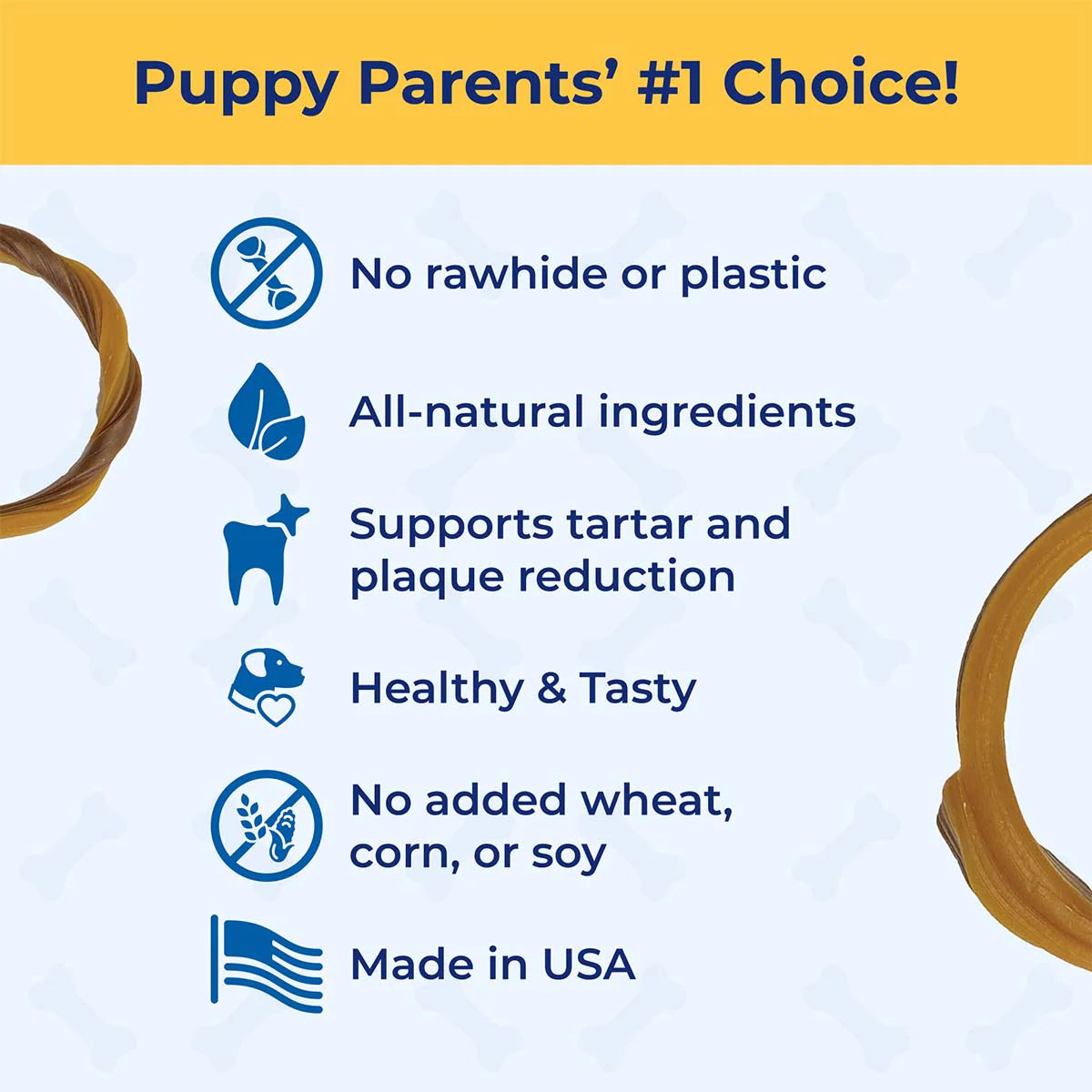 N-Bone Puppy Teething Rings Taste of Texas-Pulled Pork Flavor