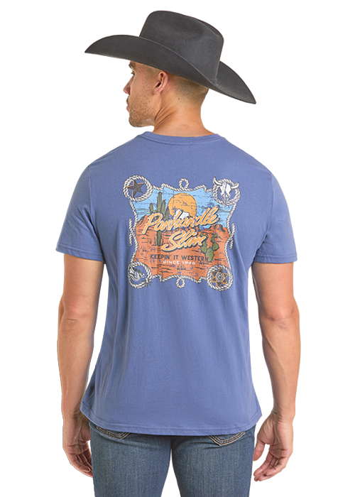 Panhandle Slim Indigo Graphic Tee