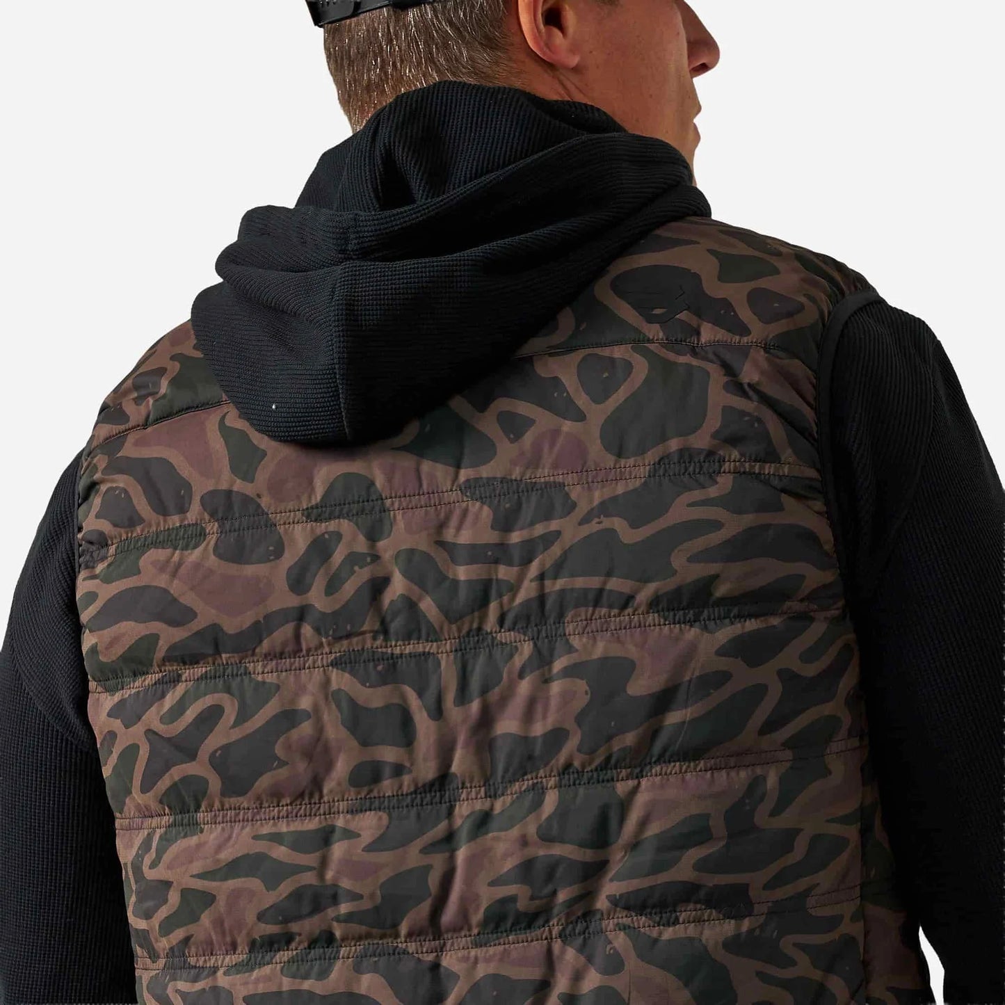Burlebo Puffer Vest in Bendita Camo
