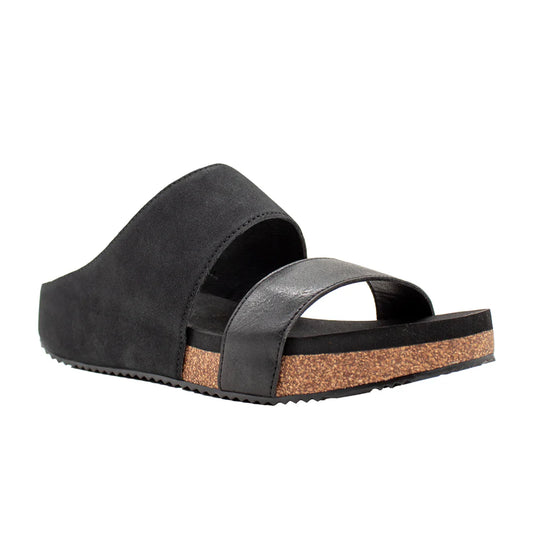 Volatile Campfire Slide Black Sandal