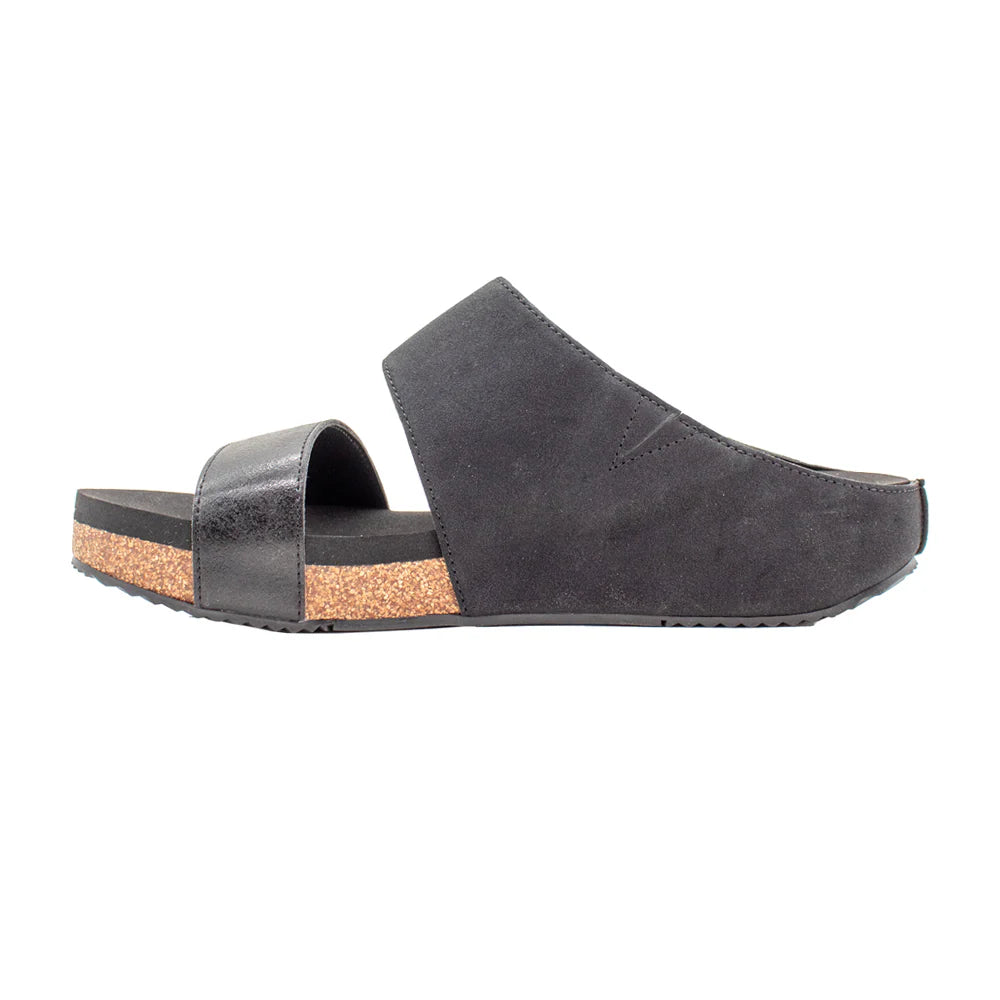 Volatile Campfire Slide Black Sandal