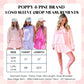 Poppy & Pine Mocha Polka Dot Long Sleeve Top & Skort Matching Set