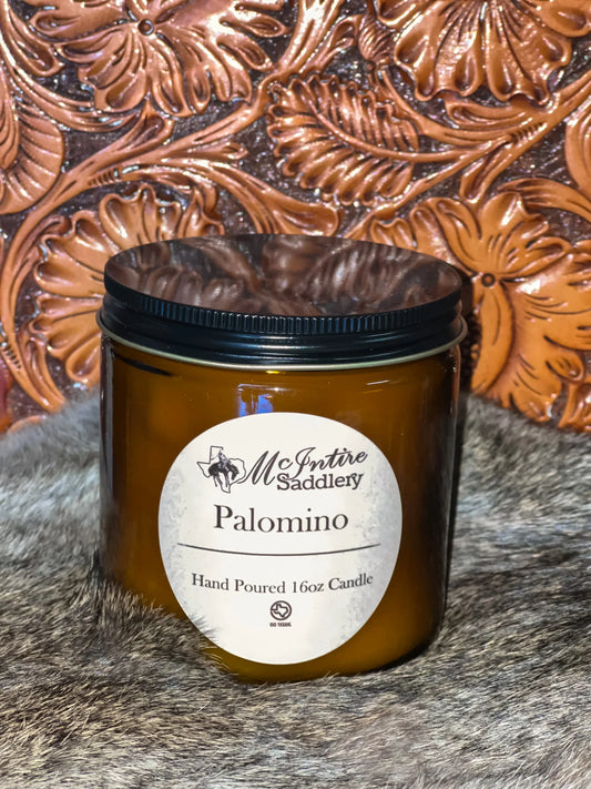 McIntire Saddlery Palomino Candle