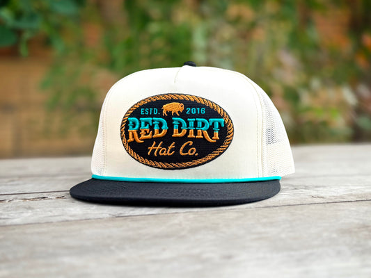 Red Dirt Hat Co. Buffalo Buckle – Rose City Collection Cap