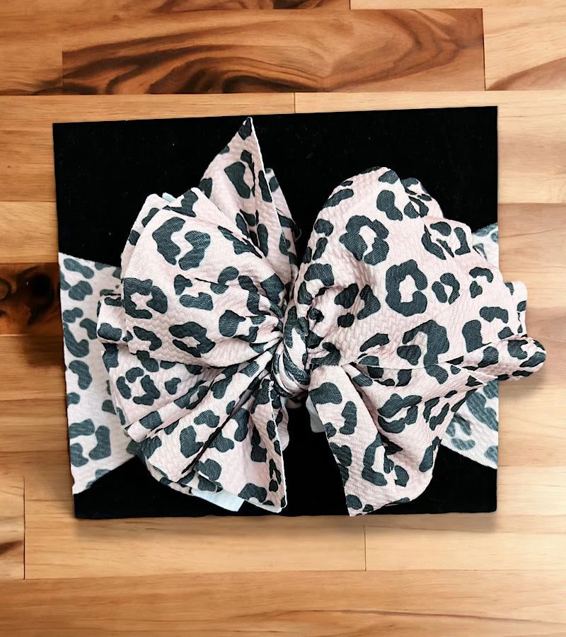 Soft Pink Animal Print Headband