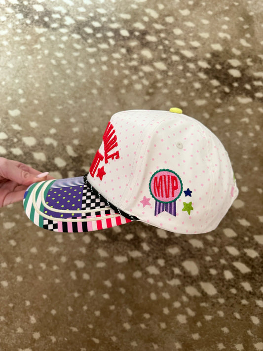 Poppy & Pine Patchwork Most Valuable Parent Hat