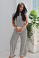 Poppy & Pine Black Stripe Tank & Pant Matching Set