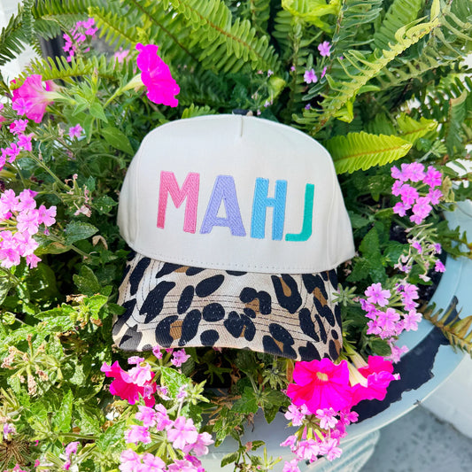 Poppy & Pine Leopard MAHJ Hat