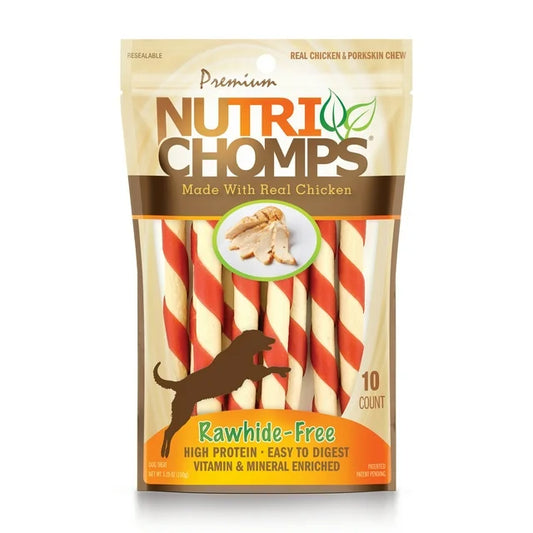 Premium Nutri Chomps Mini Twists-Chicken Flavor