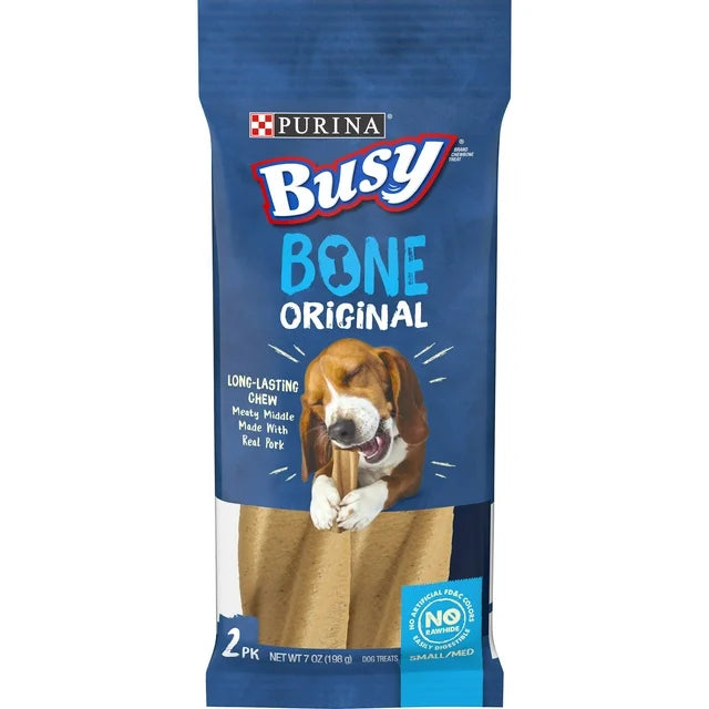 Busy Bone Original Chew Treats for Small & Medium Dogs 2 Count