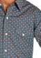 Panhandle Slim Boys' Rough Stock Vintage Diamond Print Long Sleeve Snap Shirt