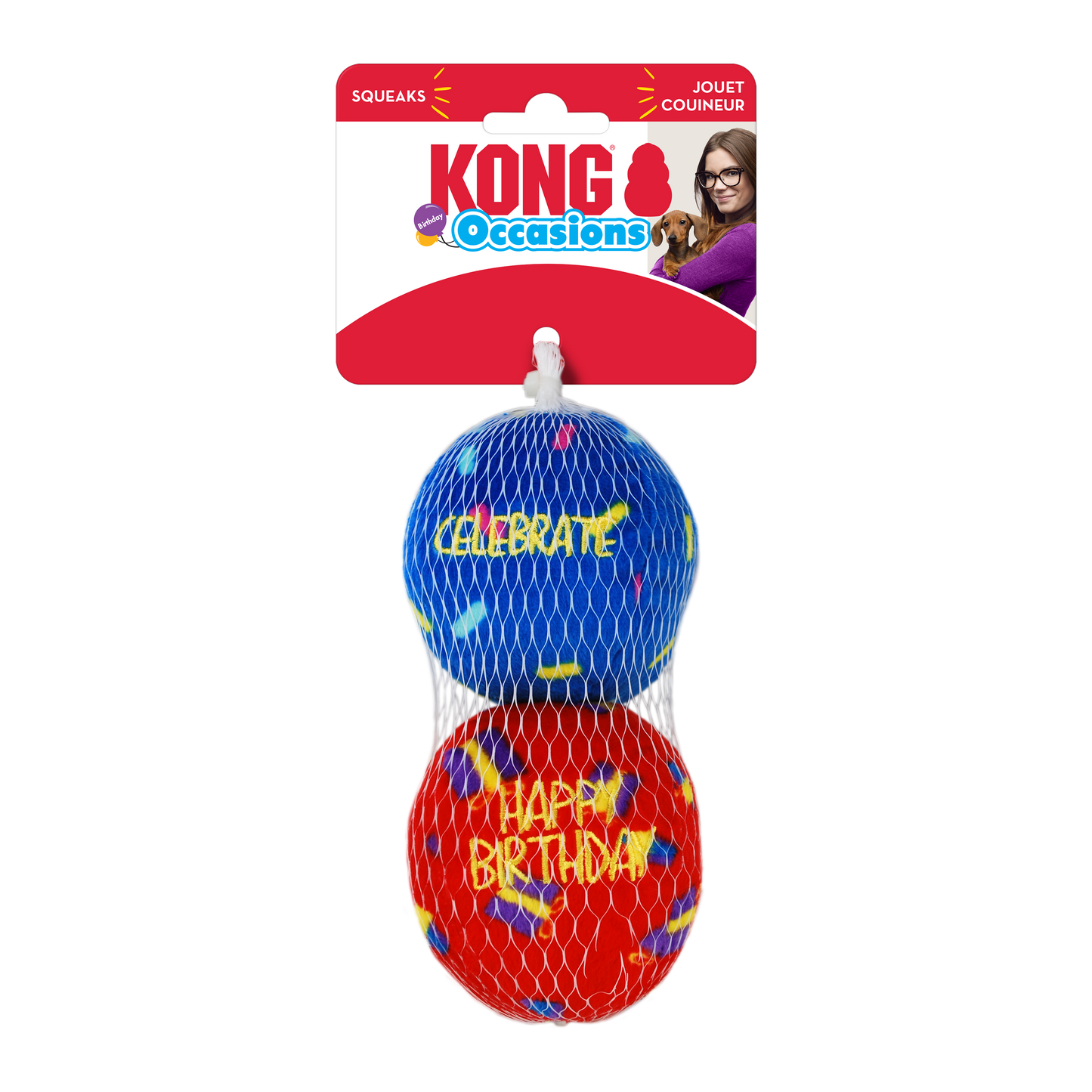 Kong Birthday Balls 2-Pack