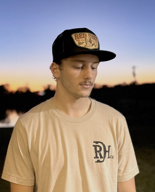 Red Dirt Hat Co. Fly South Cap in Black