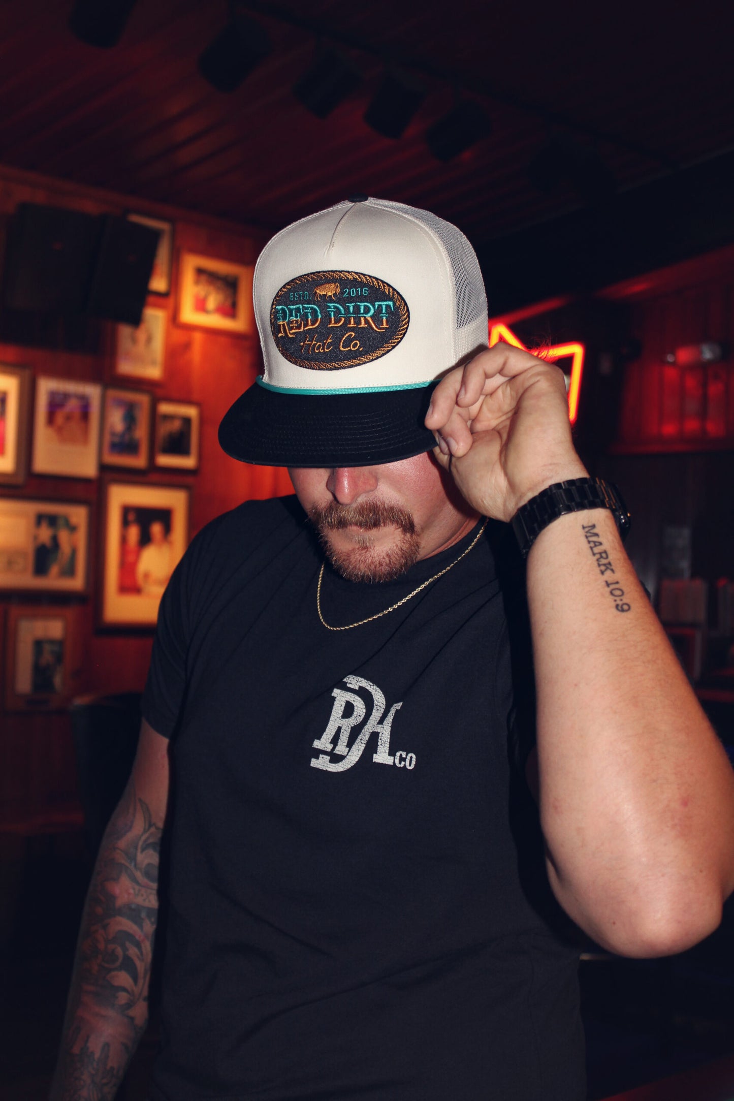 Red Dirt Hat Co. Buffalo Buckle – Rose City Collection Cap