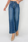 Risen Jeans High Rise Ankle Wide Leg Jeans