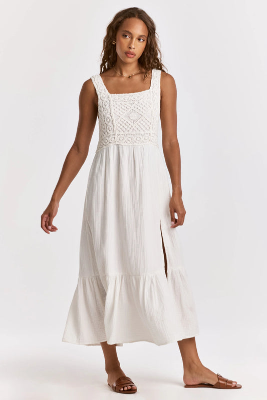 Dear John Chasity Novelty Dress in White