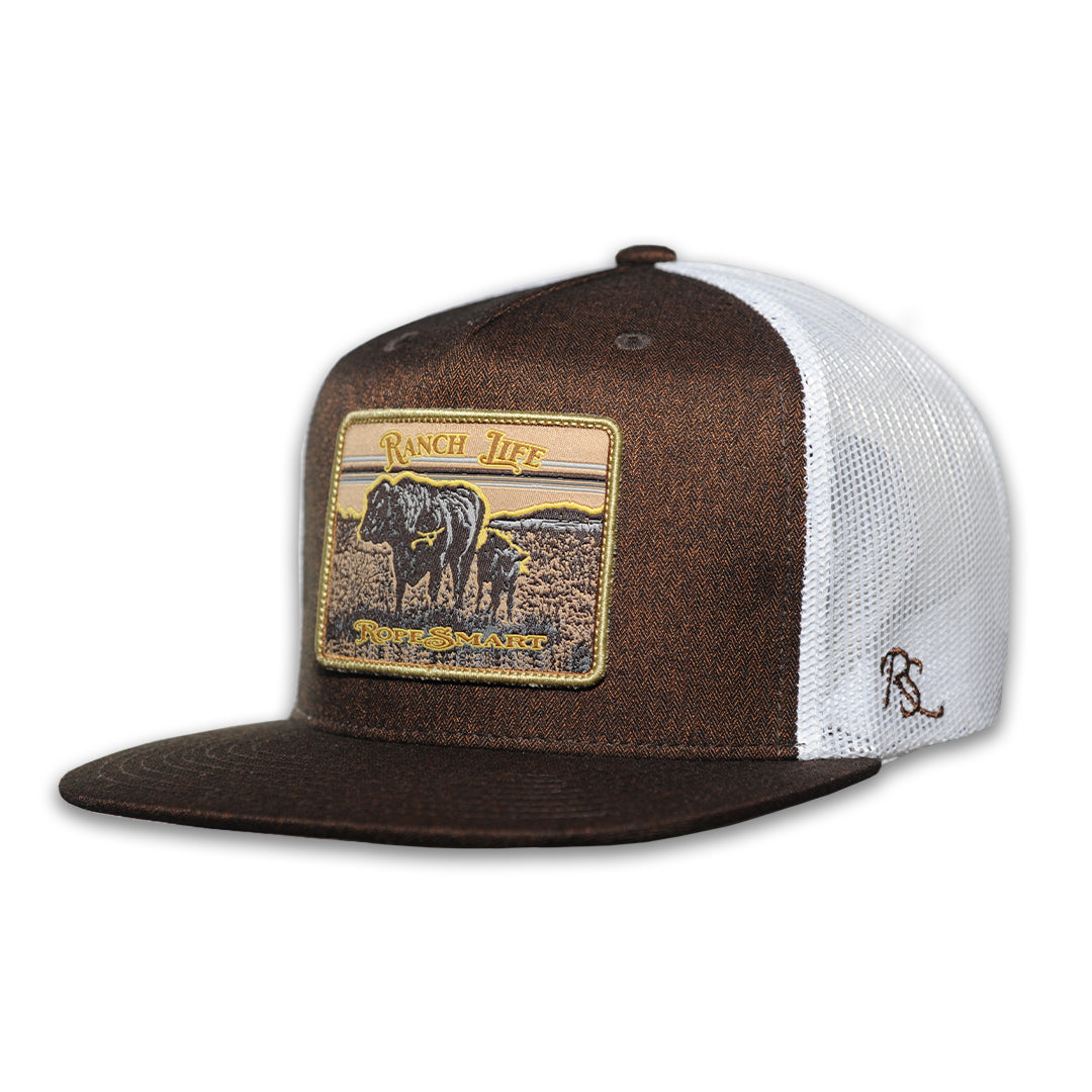 RopeSmart Ranch Life Brown Trucker Cap