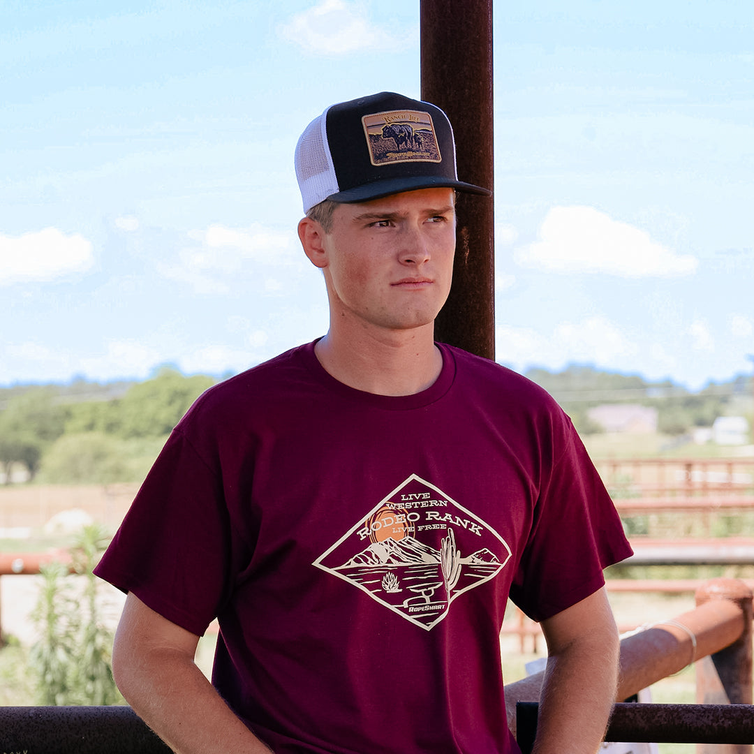 RopeSmart Ranch Life Brown Trucker Cap