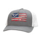 RopeSmart All American Rubber Patch Gray Cap