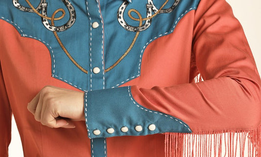 Rock & Roll Fringed Retro Snap Shirt