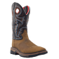 R. Watson Men’s Coffee Distressed Buffalo Wide Square 12″ Waterproof Work Boot
