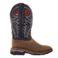 R. Watson Men’s Coffee Distressed Buffalo Wide Square 12″ Waterproof Work Boot