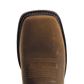R. Watson Men’s Coffee Distressed Buffalo Wide Square 12″ Waterproof Work Boot
