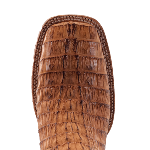 R. Watson Men’s Hornback Caiman Tail Wide Square 13″ Boot