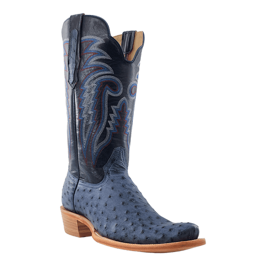 R. Watson American Blue Jean Full Quill Ostrich Boot