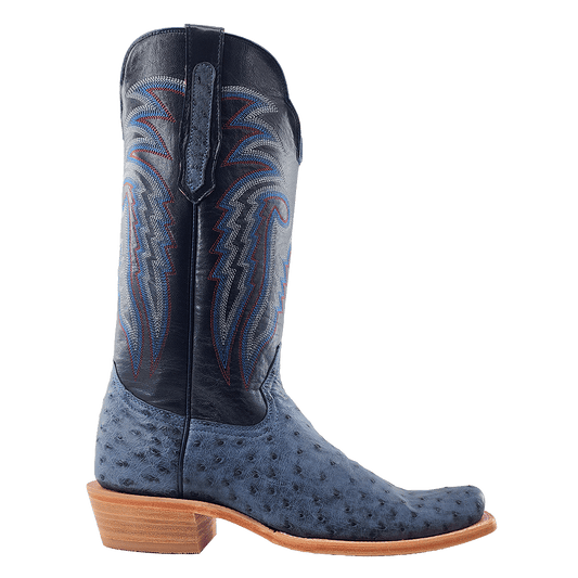 R. Watson American Blue Jean Full Quill Ostrich Boot