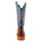 R. Watson Men’s Baby Blue and Palomino Tan Cowhide Wide Square 13″ Boot