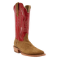 R. Watson Cherry Red Sand Roughout Boot