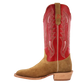 R. Watson Cherry Red Sand Roughout Boot
