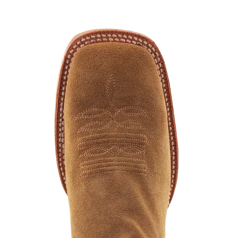 R. Watson Cherry Red Sand Roughout Boot