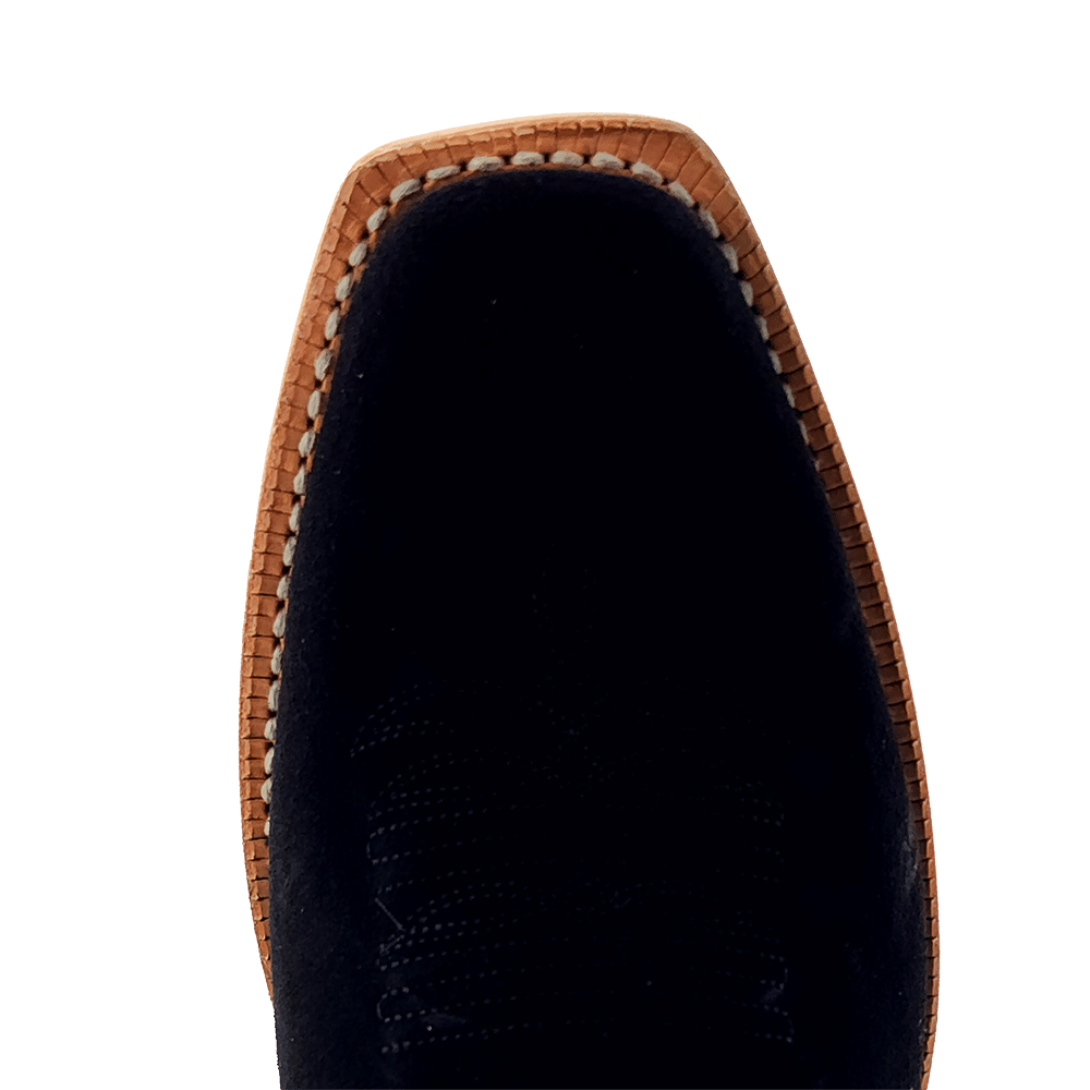 R. Watson Men’s Black Roughout Narrow Square 13″ Boot