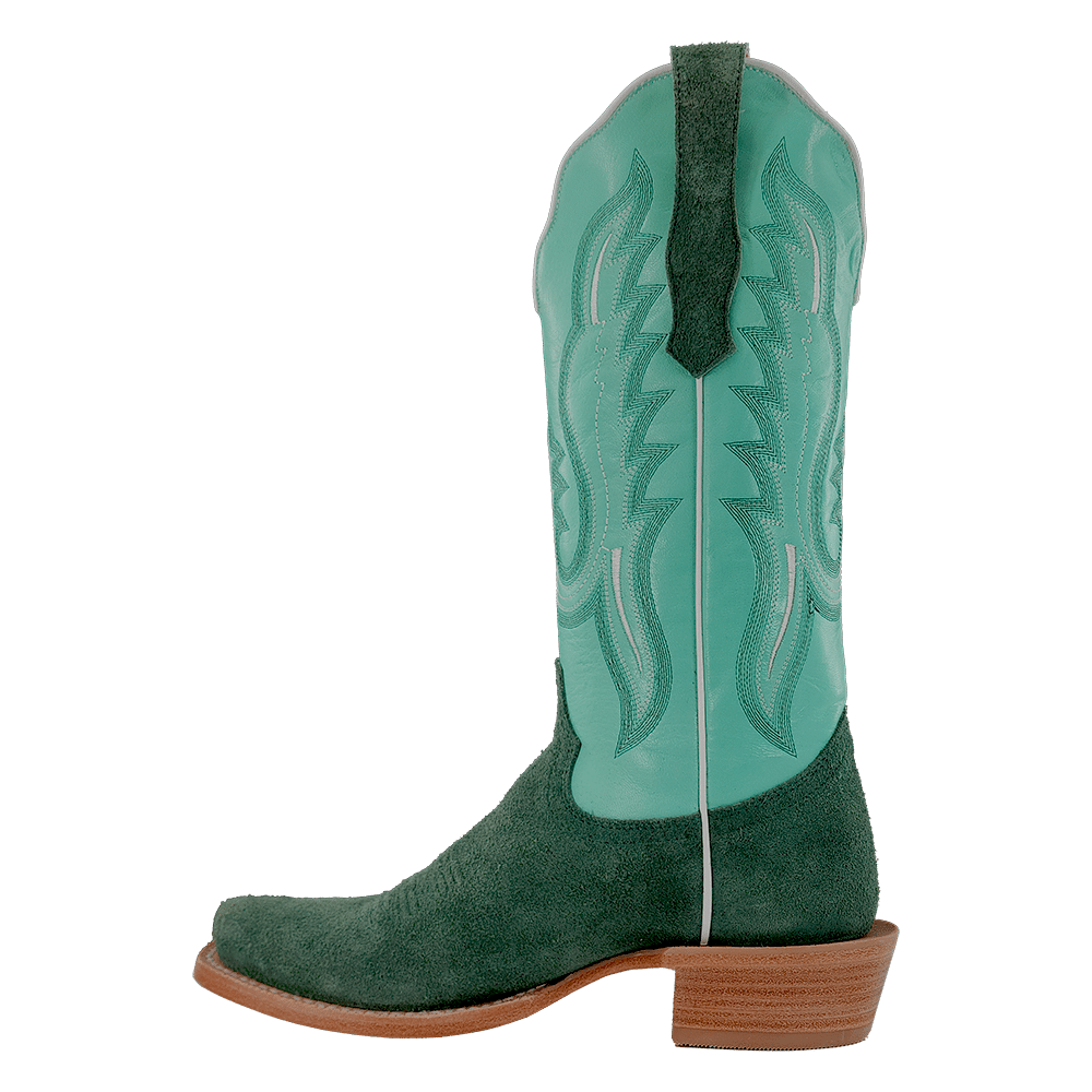 R. Watson Teal Roughout Boot