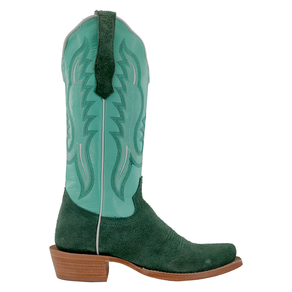 R. Watson Teal Roughout Boot