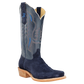 R. Watson Women’s Dark Blue Roughout Narrow Square 13″ Boot