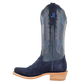R. Watson Women’s Dark Blue Roughout Narrow Square 13″ Boot