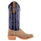 R. Watson Women's Cafe Boar Azule Cowhide Boot