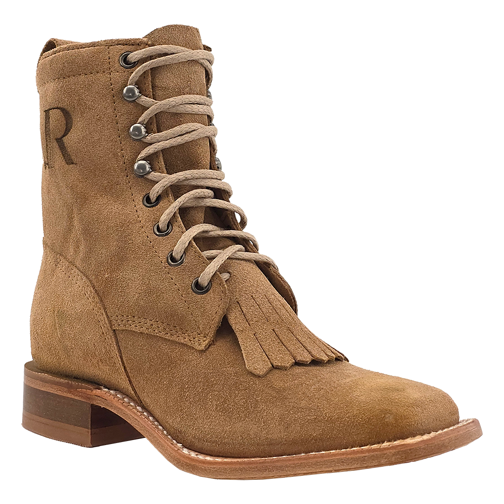 R. Watson Women’s Lacer Wide Square 6″ Boot in Sand