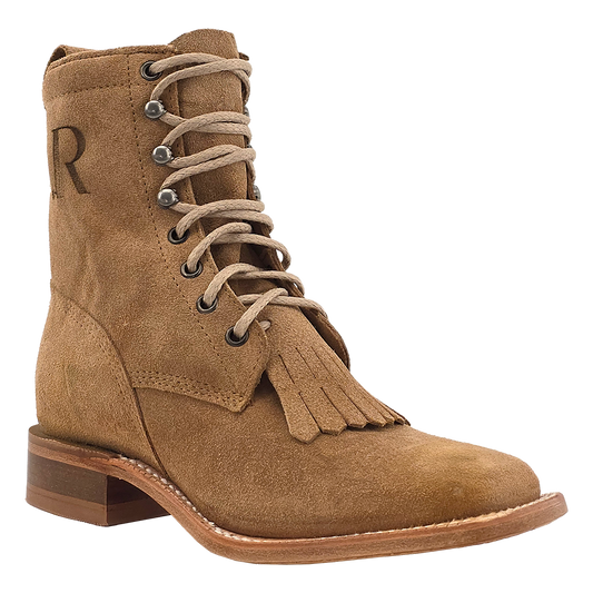 R. Watson Women’s Lacer Wide Square 6″ Boot in Sand