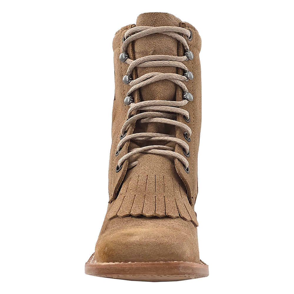 R. Watson Women’s Lacer Wide Square 6″ Boot in Sand