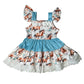 Running Horse Ruffle Dress