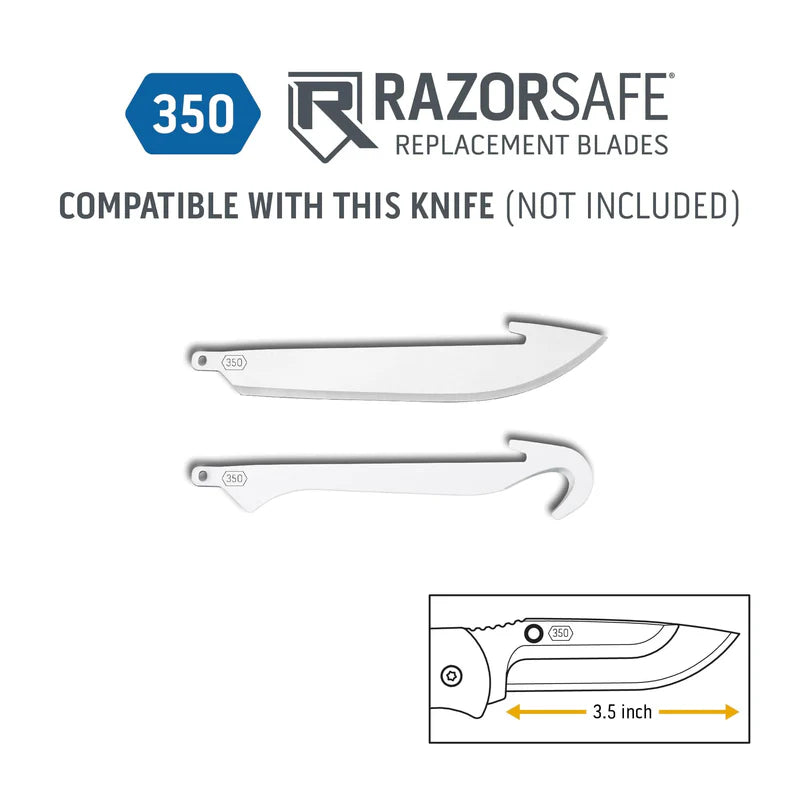 Outdoor Edge 3.5" RazorEDC Lite Knife in Gray